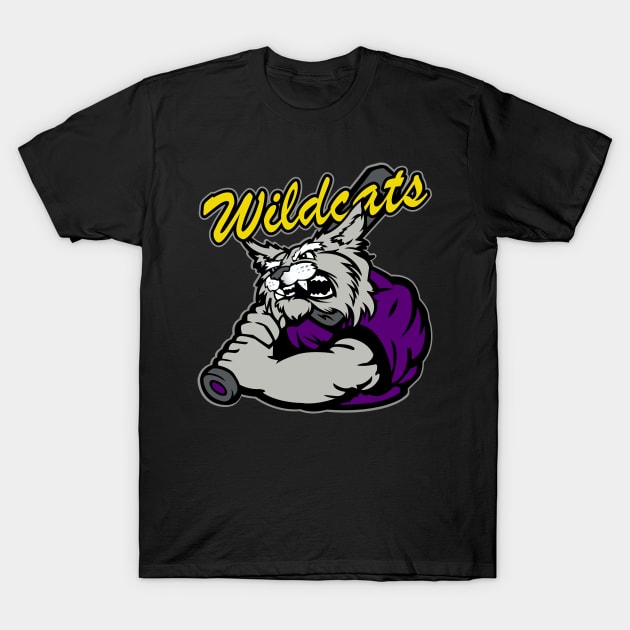 Wildcats Baseball T-Shirt by DavesTees